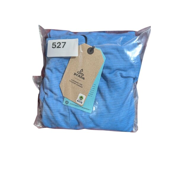 PrAna Shirt Mens Small Clear Sky Repeater Hoodie Lightweight NWT $99 - Picture 6 of 6